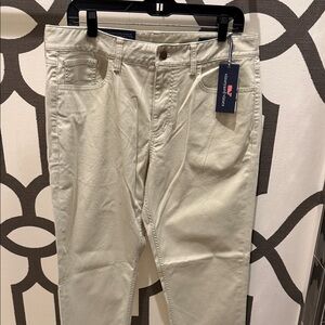 Vineyard Vines Men's Cream Chinos
